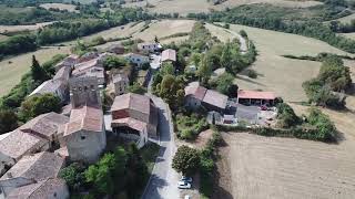 Église Saint-Jean-Baptiste de Lapenne , Ariège , Drone MAVIC PRO 4K