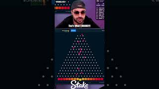 Roshtein hits MAX Plinko win!  #stake #shorts #short  #gambling #adinross #drake #xposed #xqc #n3on