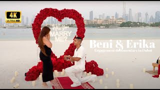 Beni & Erika Dubai magical engagement 4K