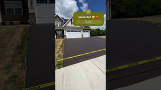 Making it Black. #trending#construction#asphalt#satisfying#viral#fyp#subscribe#shorts#short#nice#wow