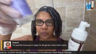 October Final Wash & Go w/CurlMix Mousse | #FallIntoFluff  #2024CurlVlog