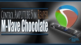 How to control Amplitube 5 in Reaper with the M Vave Chocolate midi foot controller