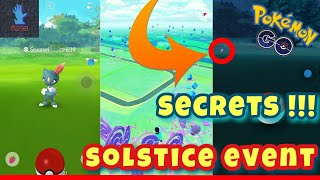 POKÉMON GO | 0.63.4 UPDATE | HIDDEN SECRETS OF SOLSTICE EVENT !