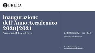 Inaugurazione Anno Accademico 2020/2021