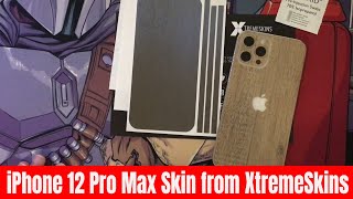 Review of the iPhone 12 Pro Max XtremeSkins Full Colour Modern Oak & Clear Skin