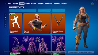 SKLEP FORTNITE 29.09.2024 *NOWA EMOTKA OSTRY START, SIATKA, LEELA, BALVIN PIEKIELNY SZKIELET*