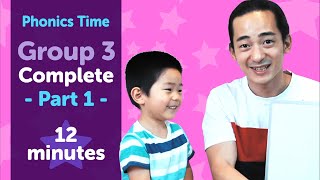 Group 3: Complete Collection: Part 1 | Phonics Time with Masa and Junya | Made by Red Cat Reading