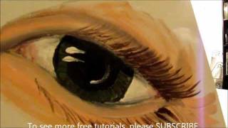 How to paint an eye (fast and easy)