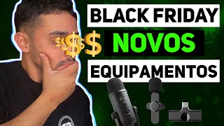 MICROFONE P/ PODCAST e MIC de LAPELA , NOVOS EQUIPAMENTOS PARA O CANAL - BLACK FRIDAY