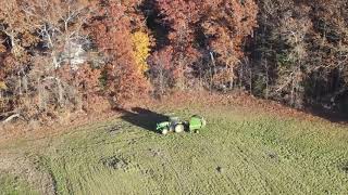 Evening mowing in the Country