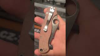 Spyderco Cruwear Paramilitary #edc #knife