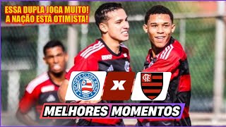 MELHOR BASE JOGA DE TERNO! BAHIA 0 x 2 FLAMENGO - GOLS DO JOGO - BRASILEIRO SUB 20 (02/07/24)