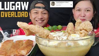 LUGAW OVERLOAD II MERIENDA MUKBANG II ONLINE COLLAB WITH @AngelMendozainSeoul