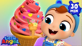 Ice Cream Shapes and Flavours! | Baby John’s Playtime Songs & Nursery Rhymes | Little Angel