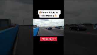 Formel1 Auto vs Tesla Model s #shorts