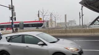 Brampton Transit New Flyer XDE60 #1777 on ZUM 501 pulling away from VMC