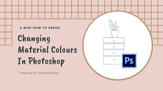 How To Change Material Colours In Photoshop