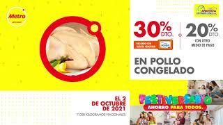 ¡No te pierdas los últimos días de FESTIVERSARIO! 30% o 20% dto. en pollo congelado.