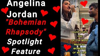 "Bohemian Rhapsody" Angelina Jordan In Her Loving and Positive Way Sings to Blind Man with Kindness!