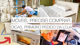 ELA VEM MORAR COMIGO, COMPREI UM FORNO GIGANTE, PEDIDO DA LOJA, DICA DE PRODUTOS, MOVEIS LINDOS