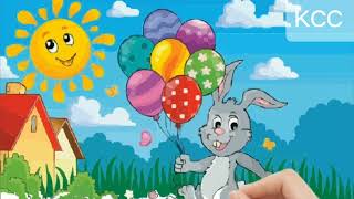 #drawing for kids#how to draw scenery#rabbit drawing