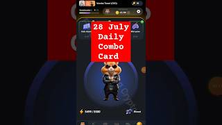 how to unlock 28 July daily combo card hamster Kombat | hamster Kombat daily combo cards