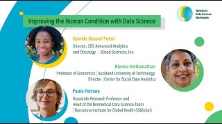 Improving the Human Condition with DS | Sparkle Russell Puleri, Rhema Vaithanathan, Paula Petrone