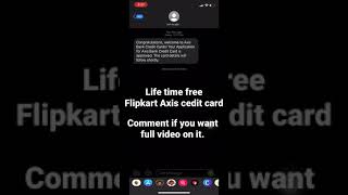 Life time free Flipkart Axis credit card approved | Techub