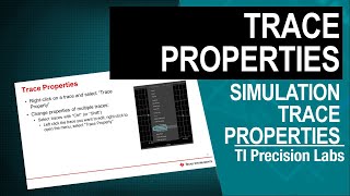 PSpice for TI - Trace properties