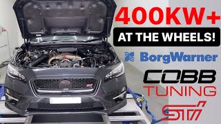 400KW+ 2015 WRX STi with a Borg Warner EFR9180 TS Turbo and all the goodies!