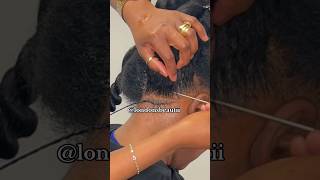 Cornrows with Two Strand Twist | Natural Hair Updo | Part 2 | #twiststyles #twostrandtwist