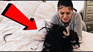 HAIRCUT PRANK ON WIFE *she freaked out*