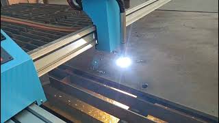 Cutting thick iron sheet cutting-- cnc flame cutting machine