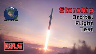 REPLAY: Starship Test Flight 5 - caught Super Heavy!! 🚀 (13 Oct 2024)