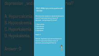 ECG ( Hypokalemia) NCLEX-RN