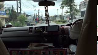 Taxi Through Phuket Thailand Vlog Clip