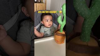 His confused!😅 Fil-Am Baby!🇵🇭🇺🇸 #baby #cutebaby #babyboy #shorts #foryou #funny #cactus #fyp