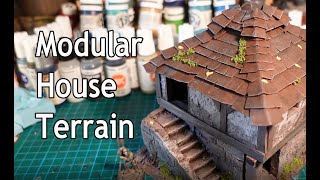 Scratch Build Modular fantasy/medieval house for D&D