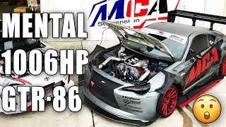 This is one of the world's wildest Toyota 86's, with a 1006hp R35 GT-R engine swap!