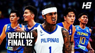 OFFICIAL GILAS FINAL 12 REVEALED! PASOK sina Rhenz Abando at Kiefer Ravena!