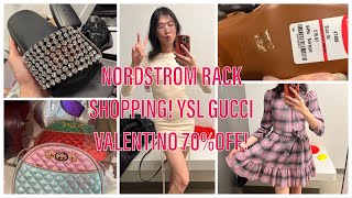 Nordstrom Rack Shopping Vlog! Luxury Designer for 70% off! Gucci, YSL, Versace, Moschino, Valentino