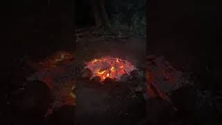 Camp fire off grid