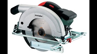 RESEÑA SIERRA CIRCULAR MANUAL METABO KS-66