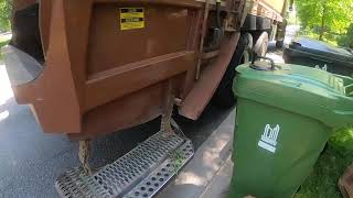 Yard Waste garbage man POV