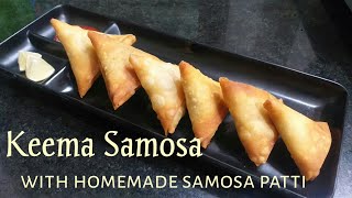 Keema Samosa | Homemade samosa Patti Recipe| Crispy Karare Samose Kaise Banaye