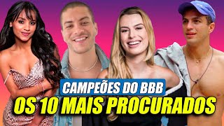 🔥 SE LEMBRA DELES? | OS 10 CAMPEÕES DO BIG BROTHER BRASIL MAIS BUSCADOS NA INTERNET