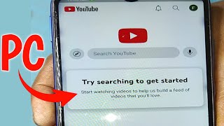 try searching to get started youtube problem in Laptop Google Chrome