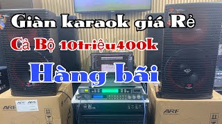 Cả bộ giàn có 10tr400k 4 món hàng bãi hát cực phê với tiếng míc trong veo