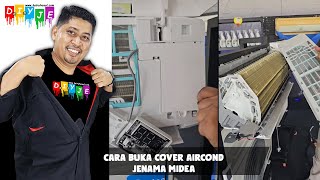 CARA BUKA COVER AIRCONDJENAMA MIDEA