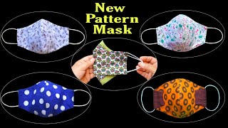 4 Very Easy New Style Pattern Mask - Face Mask Sewing Tutorial - Diy Cloth Face Mask(New Model 2021)